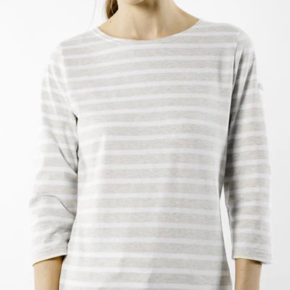 Galathee II Breton Striped Top with ¾ Sleeve | Soft Cotton | Women Fit - Picture 2 of 2